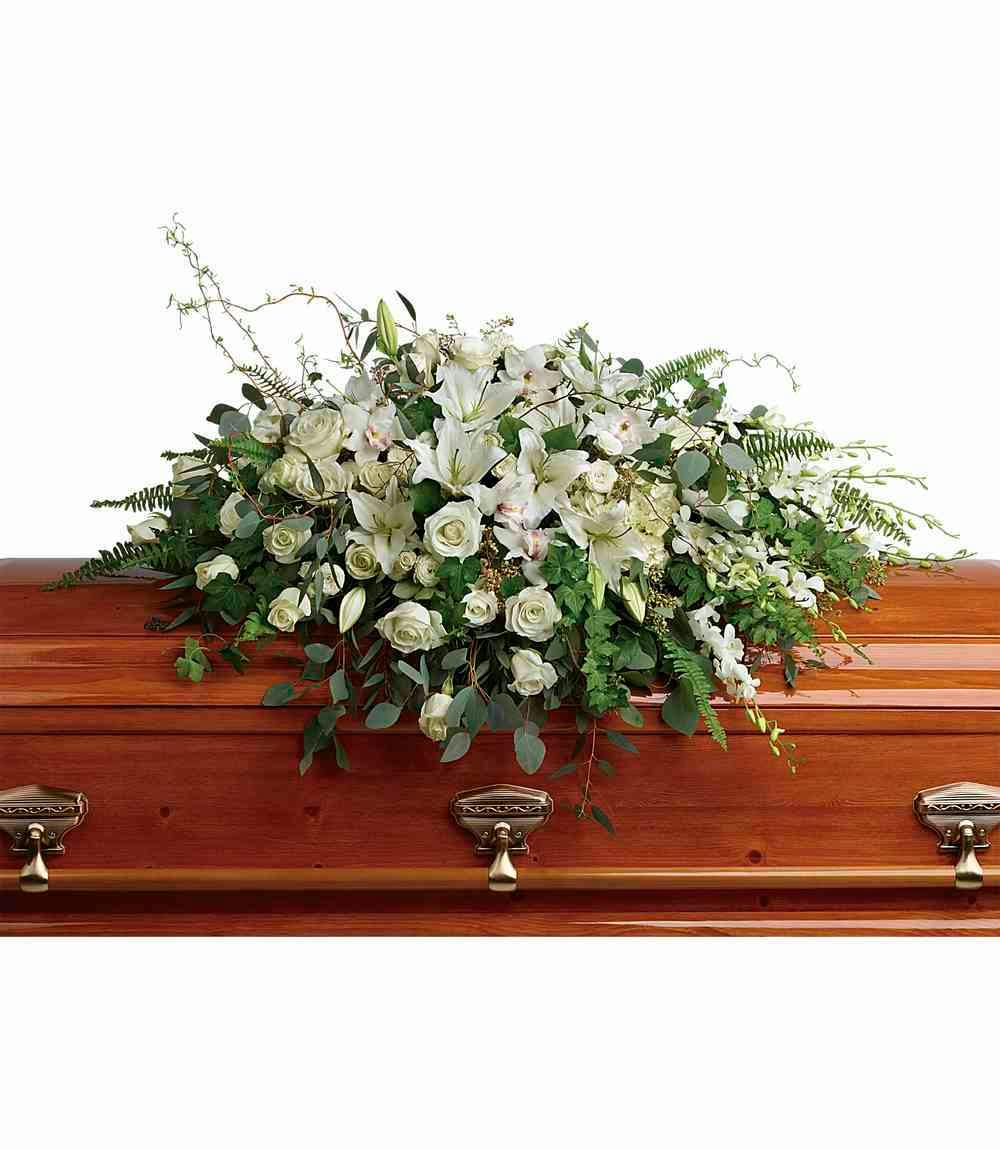 Grandest Glory Casket Spray Fort Worth (TX) Sympathy & Funeral